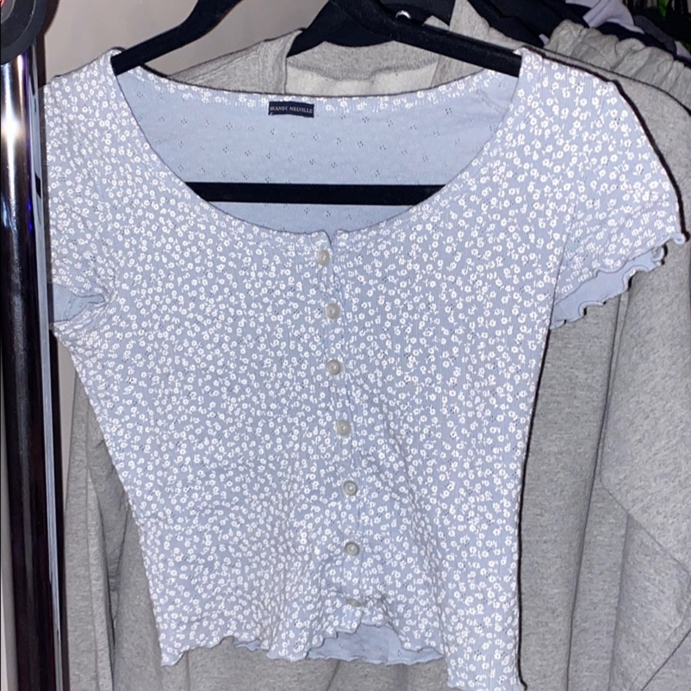 Brandy Melville light blue top